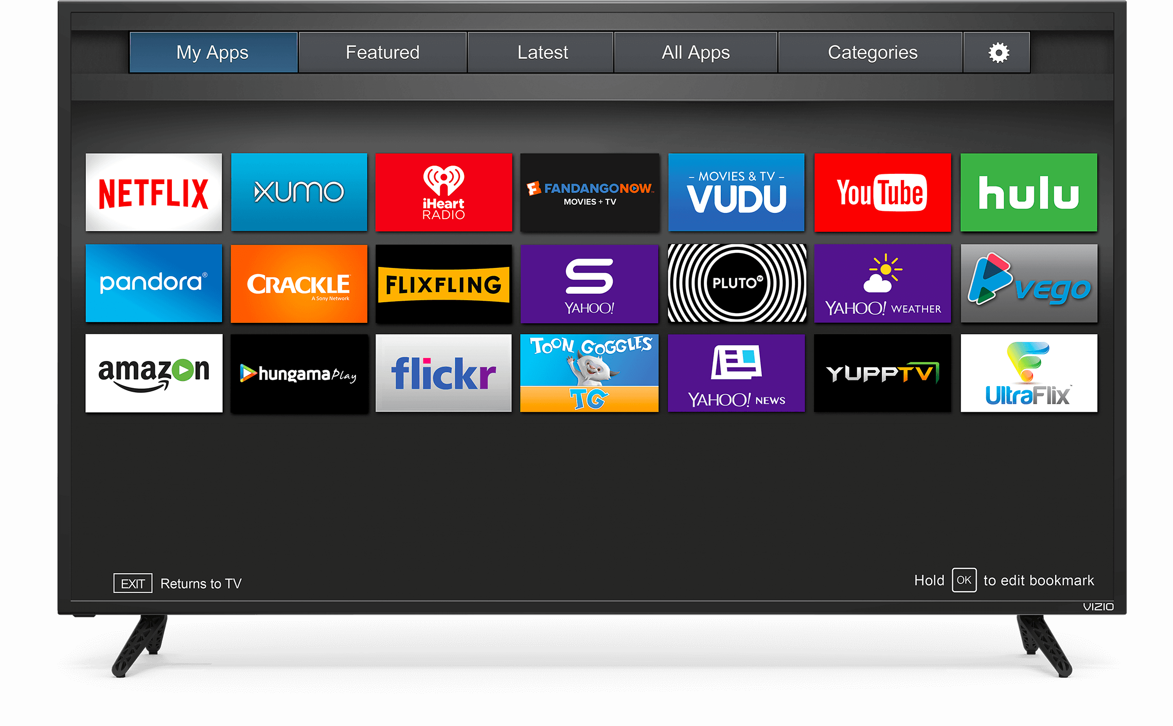 App Home - Smart Tv Apps (2280x1412), Png Download