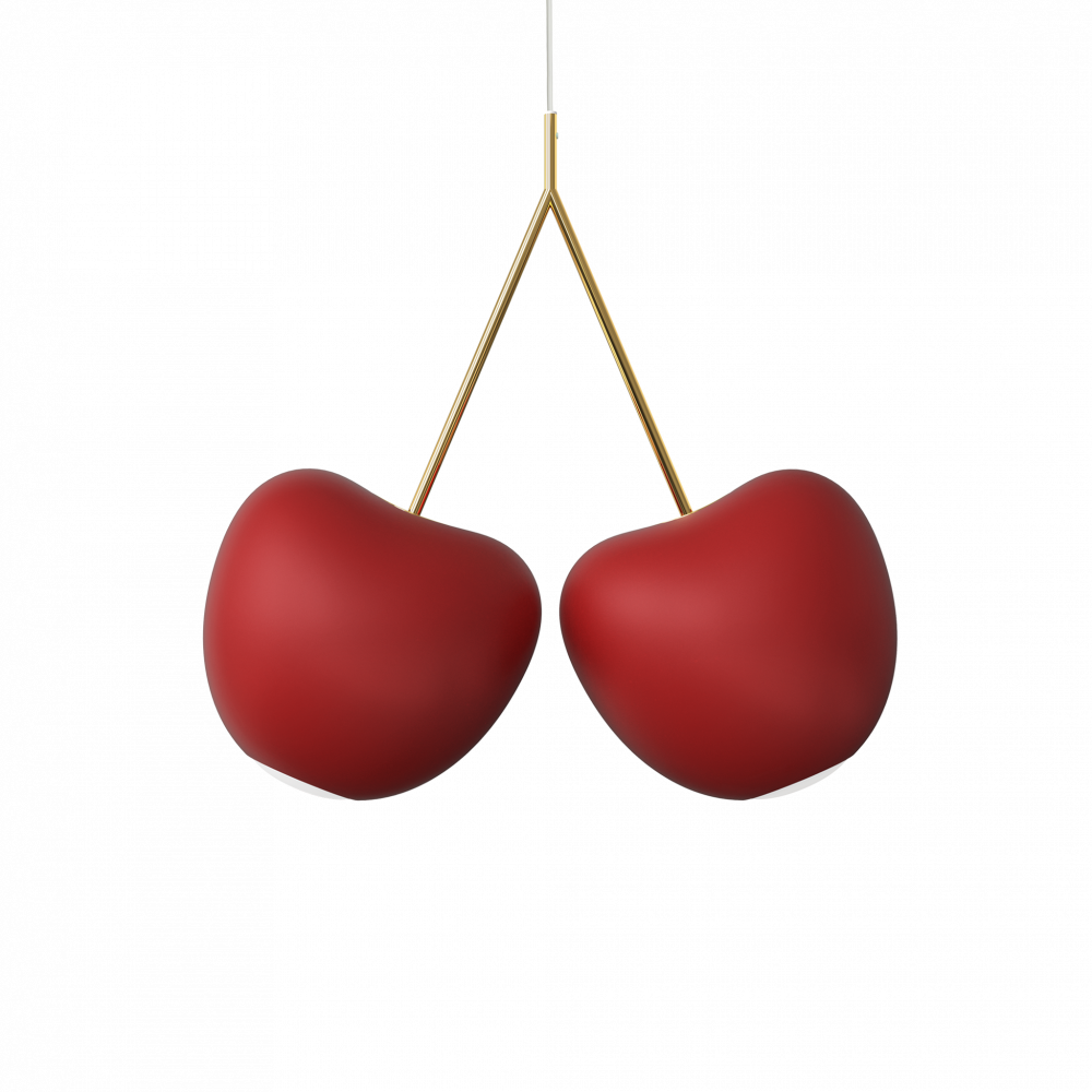 Cherry Lamp Blinks At The Concept Of Desire - Earrings (1000x1000), Png Download