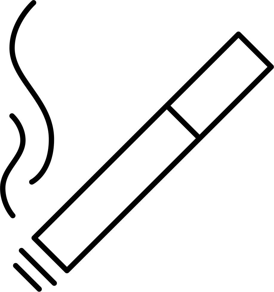 Cigarette Comments - Drawing (918x981), Png Download