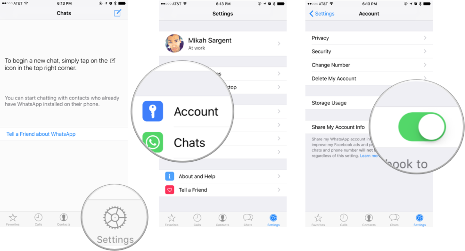 How To Stop Whatsapp From Sharing Your Number With - Whatsapp Hesap Bilgilerimi Paylaş (1600x864), Png Download