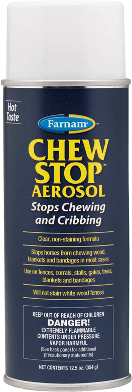 5 Oz / Aerosol - Farnam Chew Stop 12.5 Oz Spray - Horse Stable Supplies (1200x1017), Png Download