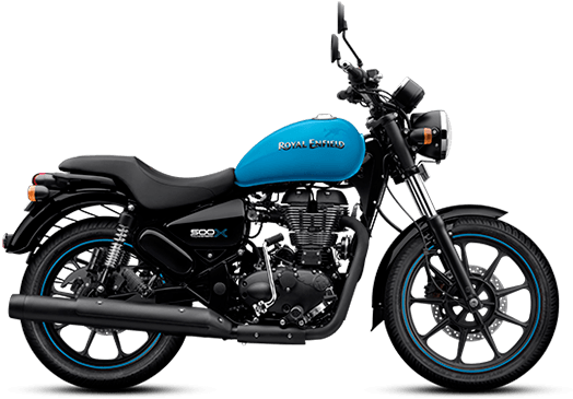 Royal Enfield Thunderbird 500x Drifter Blue - Royal Enfield Thunderbird 350 X Price In India (700x430), Png Download