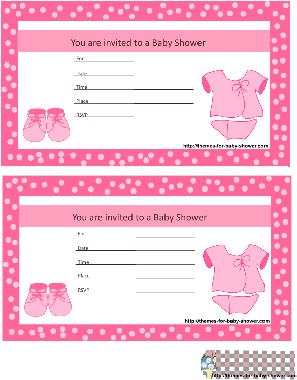 Baby Shower (612x792), Png Download