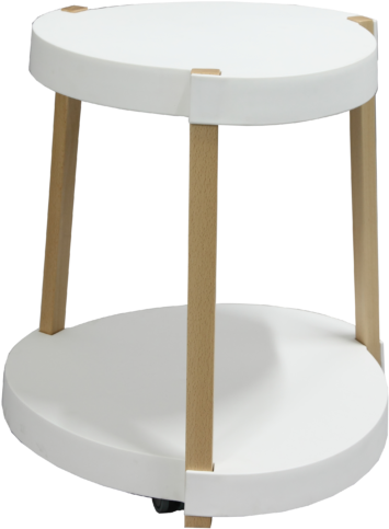 Tea Trolley - Coffee Table (385x500), Png Download