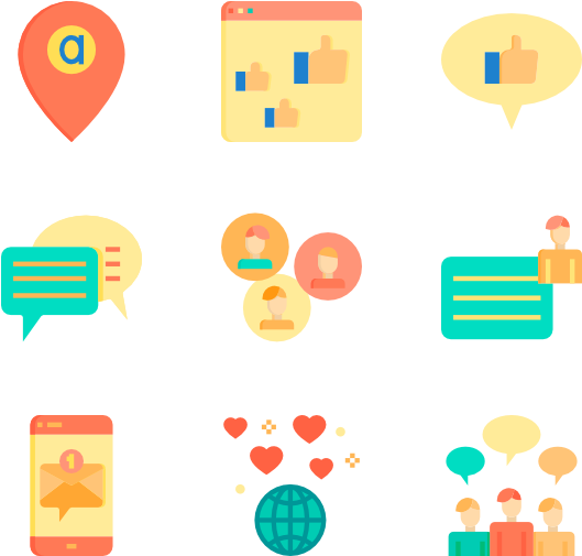 Social Network (600x564), Png Download