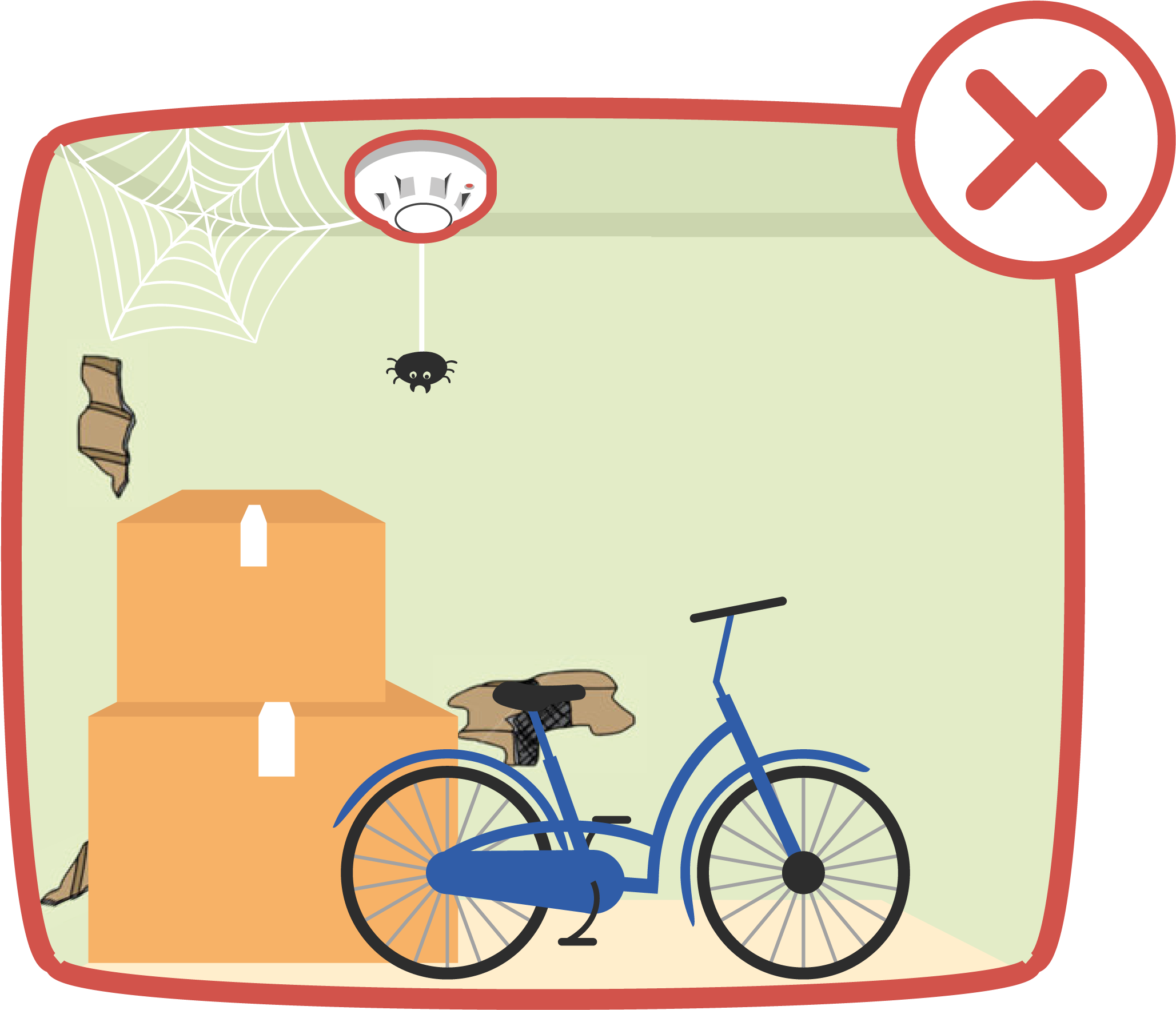 Smoke Detectors Dusty - Hybrid Bicycle (2517x2167), Png Download