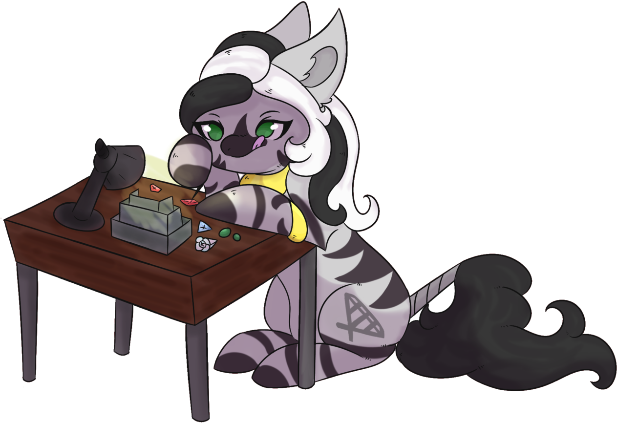 Chimera-tea, Female, Jewelry, Lamp, Necklace, Oc, Oc - Cartoon (1280x909), Png Download