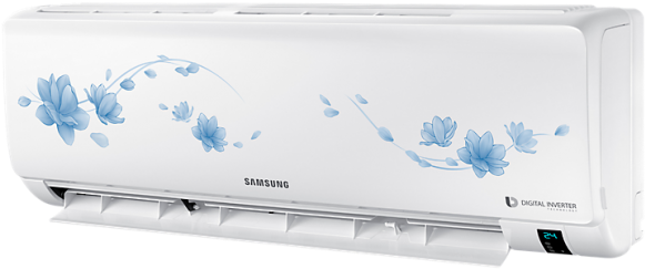 Photo Gallery - Samsung 1 Ton 5 Star Split Ac (ar12mc5hatt, White) (650x650), Png Download