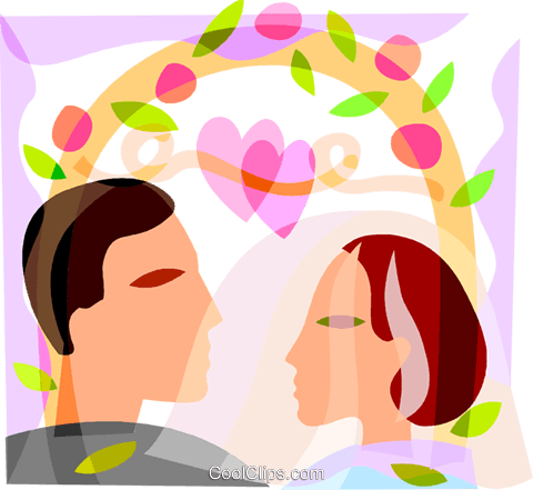 Married Couple Royalty Free Vector Clip Art Illustration (480x441), Png Download