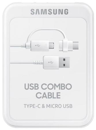 Samsung Ep-dg930dwegww Microusb/type C - Samsung Usb Combo Cable (450x450), Png Download