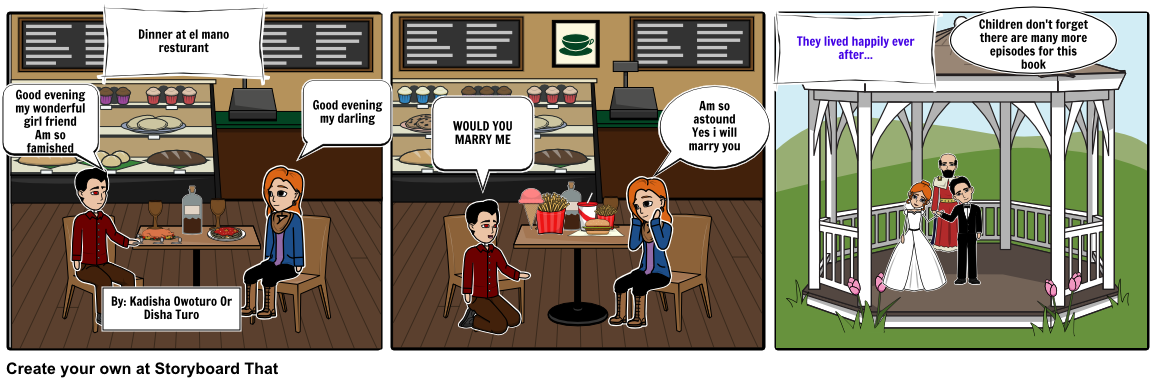 The Married Couple - Cartoon (1164x385), Png Download