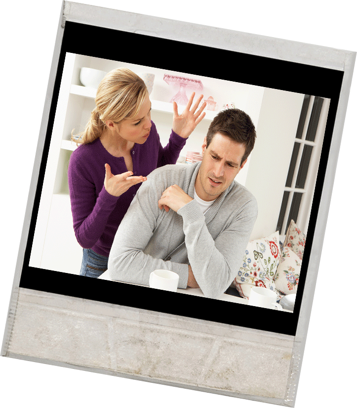 Fighting-couple - Abusive Wife: Ministering To The Contentious Woman (723x825), Png Download