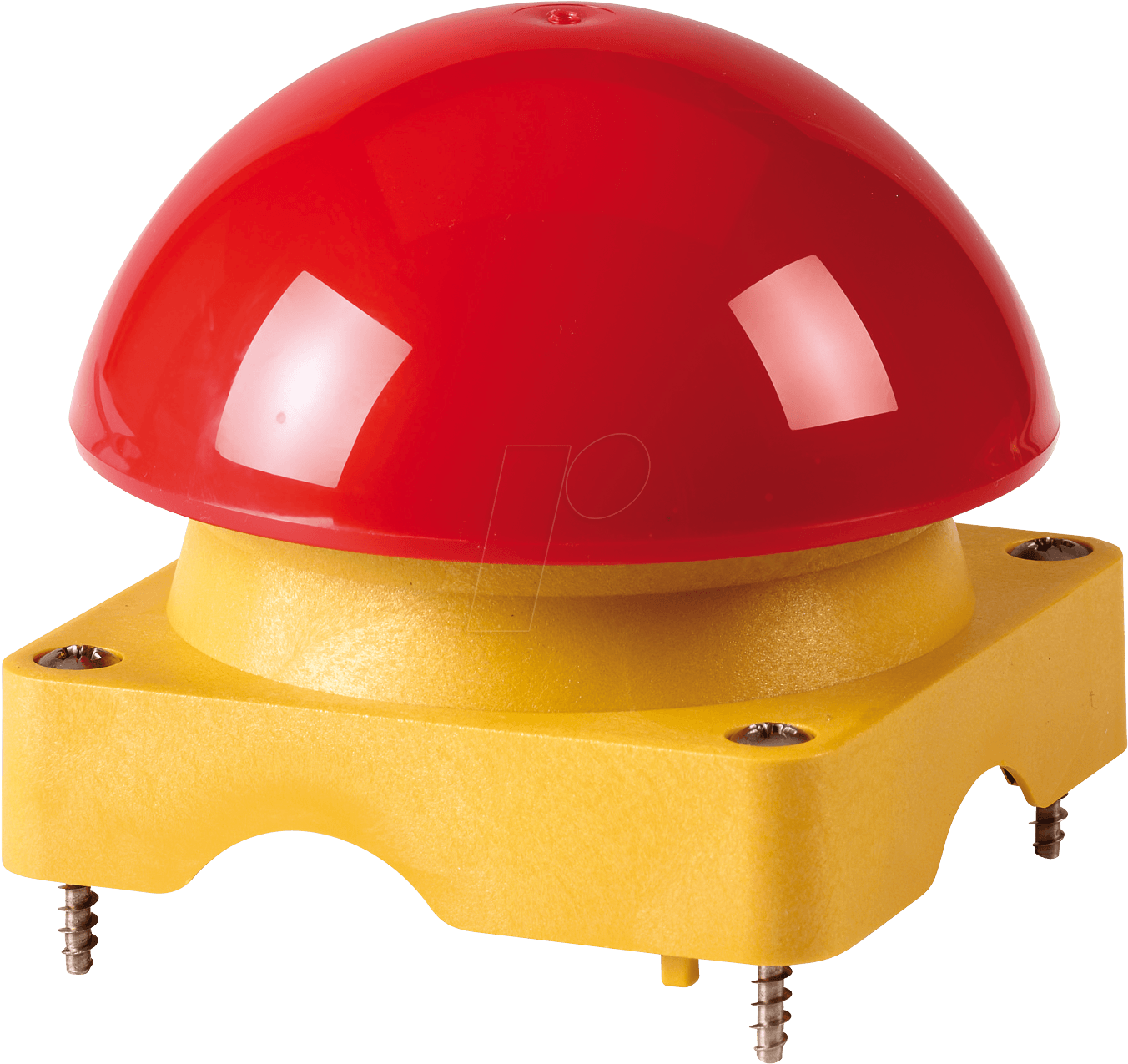 Upper Enclosure With Mushroom Button, Red Eaton - Eaton Fak-r-v-y - M22 Palm Switch Operator (1370x1280), Png Download