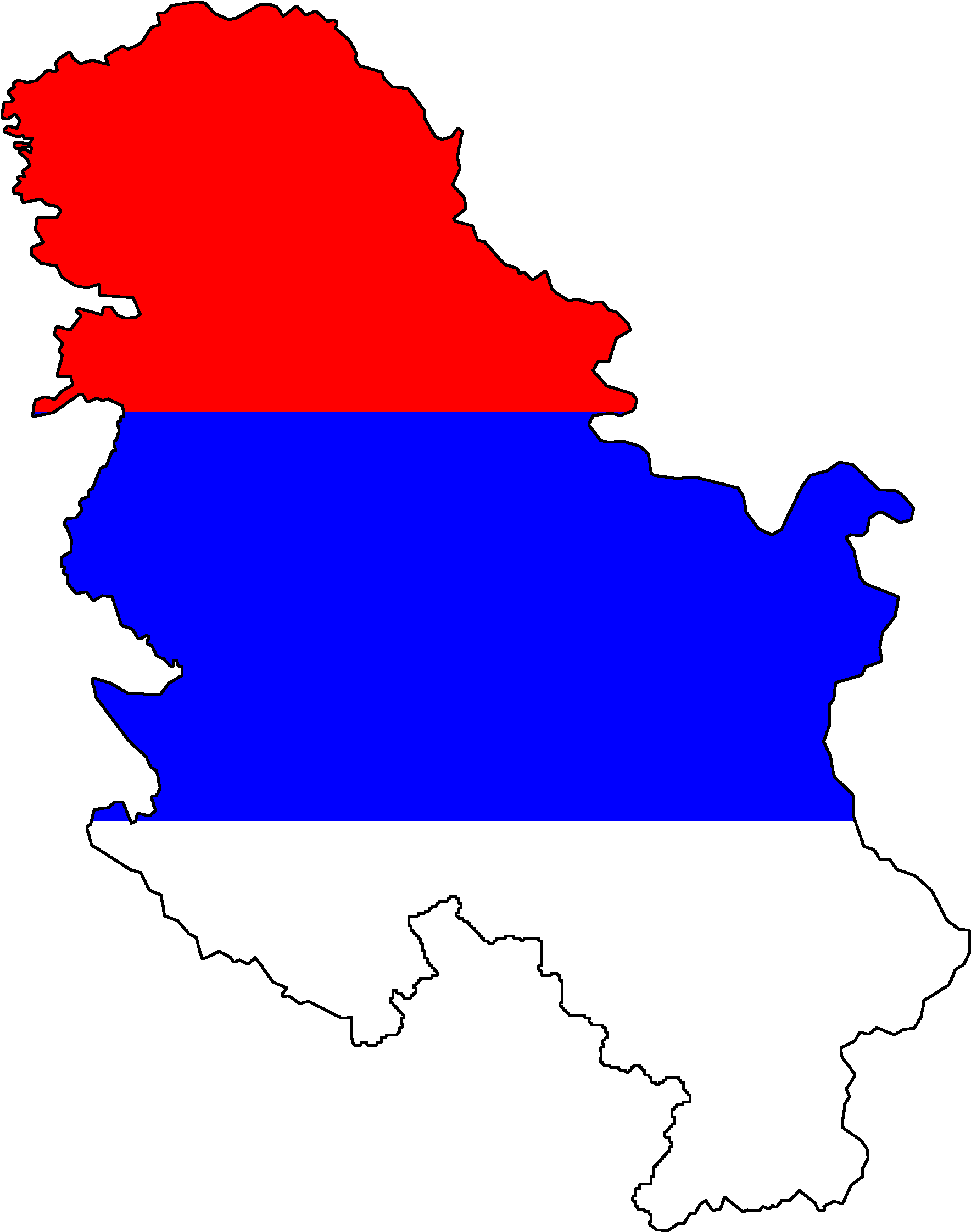 Serbia Without Kosovo - Statistical Regions In Serbia (1900x2400), Png Download