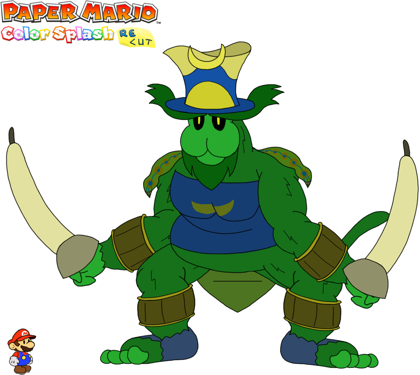 Prelude To The Recolored Paper Tale - Cartoon (1416x1268), Png Download