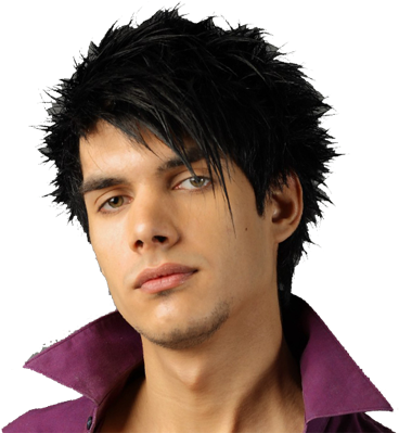 Giving Hair Sytling A New Horizon - Boy (385x400), Png Download