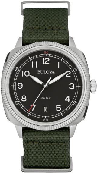 Bulova Watch Gents - Bulova Military Uhf 96b229 Watch (350x582), Png Download