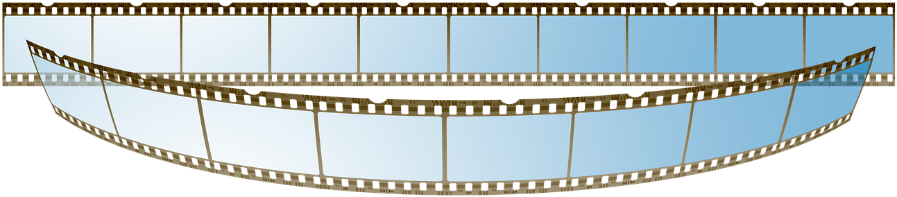 Reel Movie Cinema Movie Movie Movie Movie - Film-streifen - Grün Visitenkarte (1359x340), Png Download