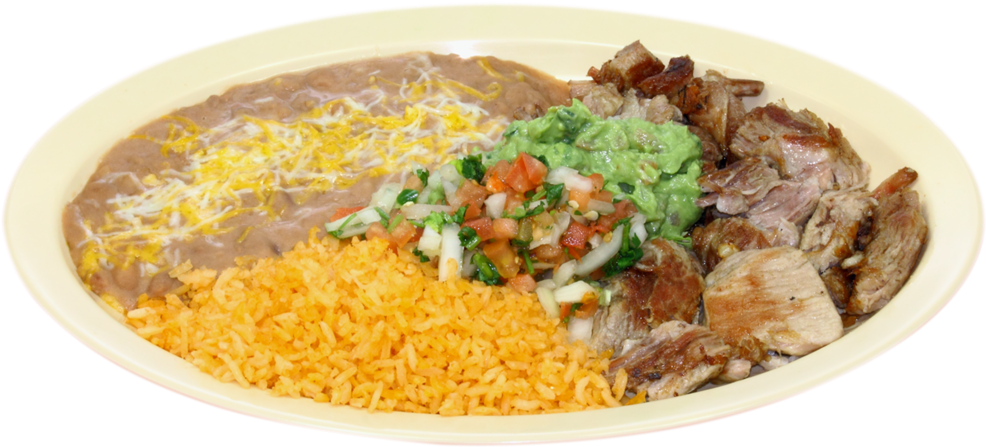Carnitas Plate - Carnitas (1000x476), Png Download