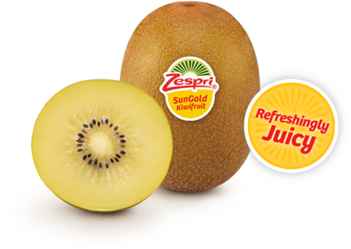 Refreshing Juiciness And Sweet Taste - Zespri Gold Kiwifruit (500x401), Png Download