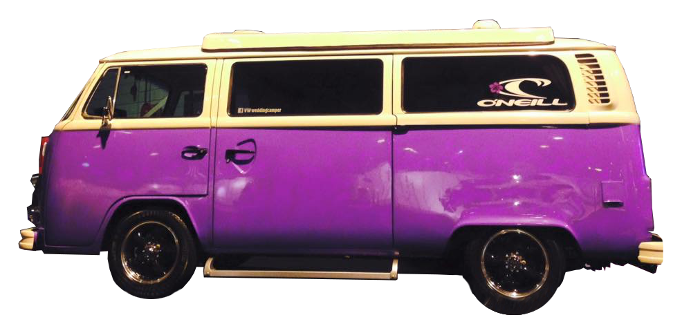 Volkswagen Camper Van - Transparent Png Vw Camper (1000x500), Png Download