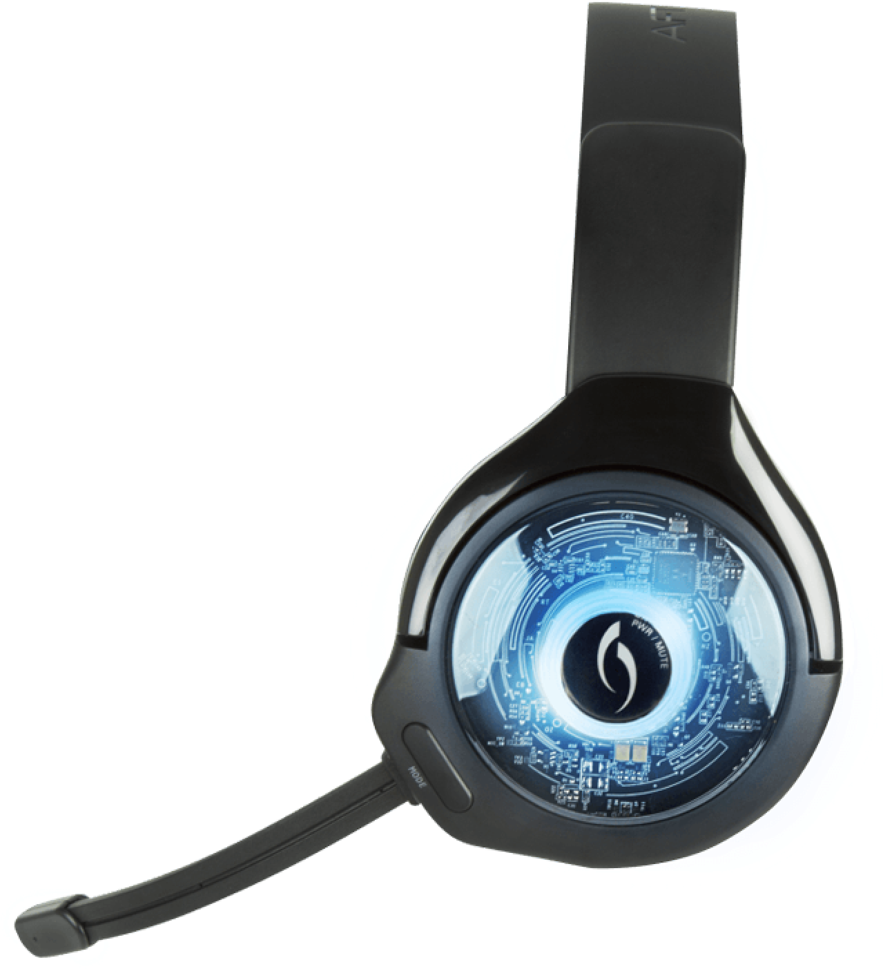 Afterglow Ag9 Wireless Headset Black - Afterglow Headset (1600x1600), Png Download