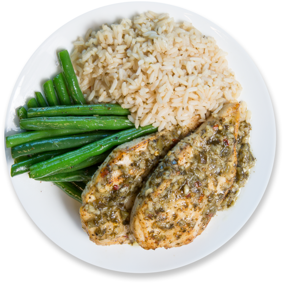 Chimichurri Chicken Meal Kit - Menu (1024x1024), Png Download