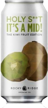 Beer Rocky Ridge Holy S**t, It's A Mid The Kiwi Fruit - Kiwifruit (300x475), Png Download
