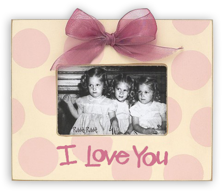 I Love You Rose - Chevron Rose Picture Frame (1024x1024), Png Download