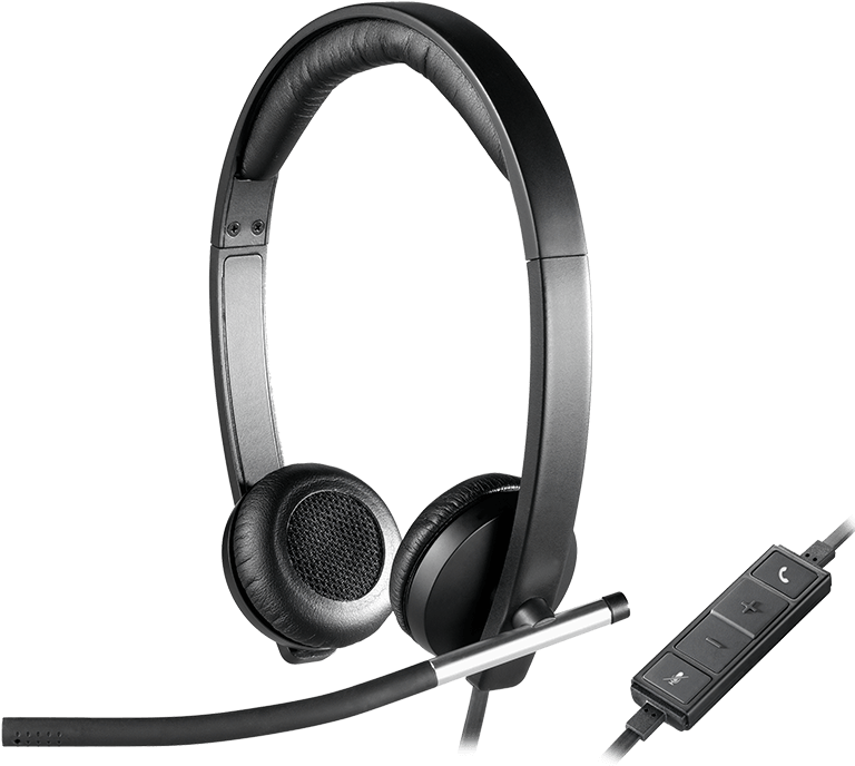 Logitech H650e Headset - Logitech H650e (800x687), Png Download