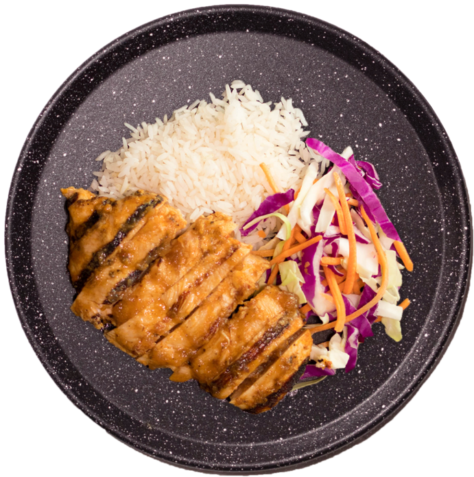 Teriyaki Chicken Breast, Jasmine Rice, 1/2 Cup Mixed - Jasmine Rice (800x791), Png Download