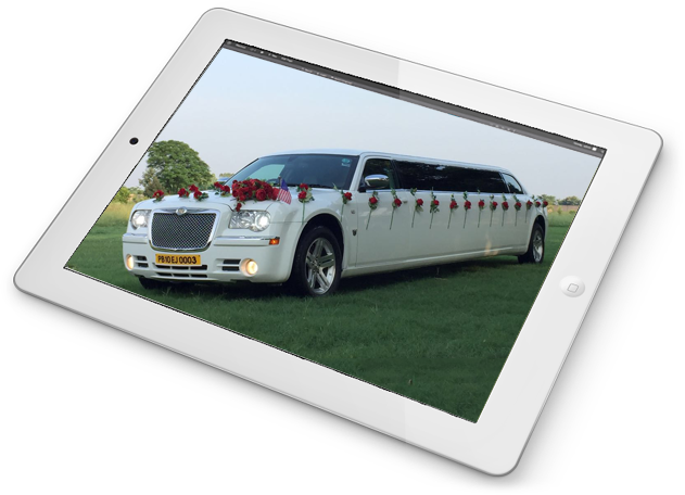 Wedding Car In Delhi - Limousine Car For Marriage (631x456), Png Download