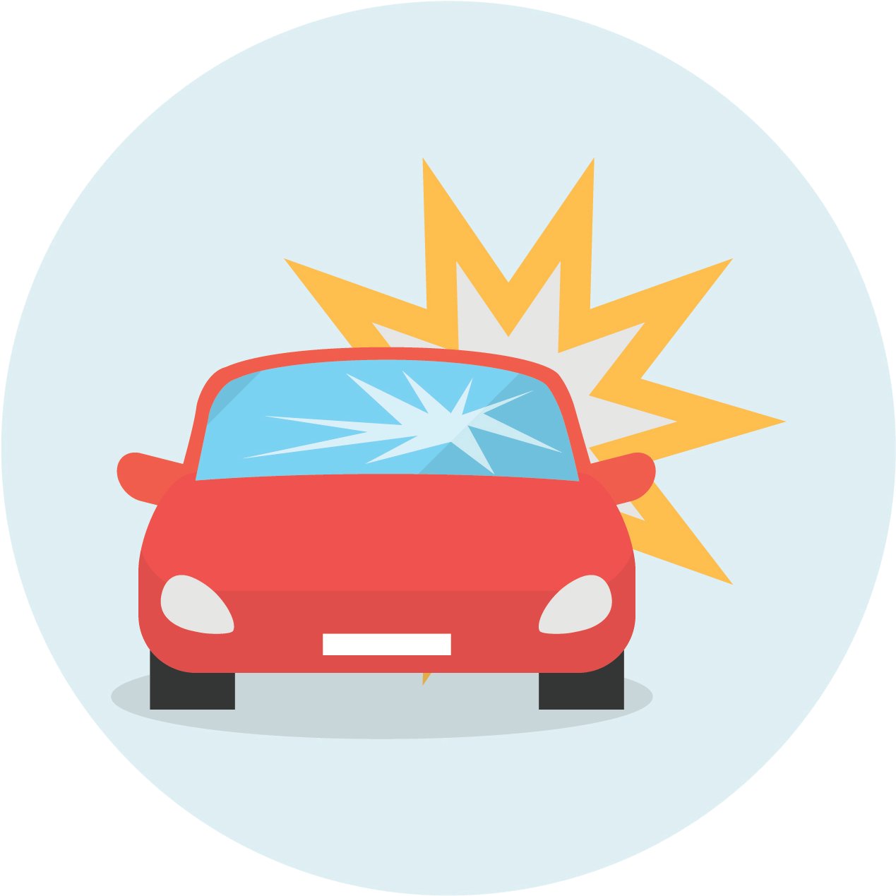 Auto Insurance - Traffic Collision (1667x1667), Png Download