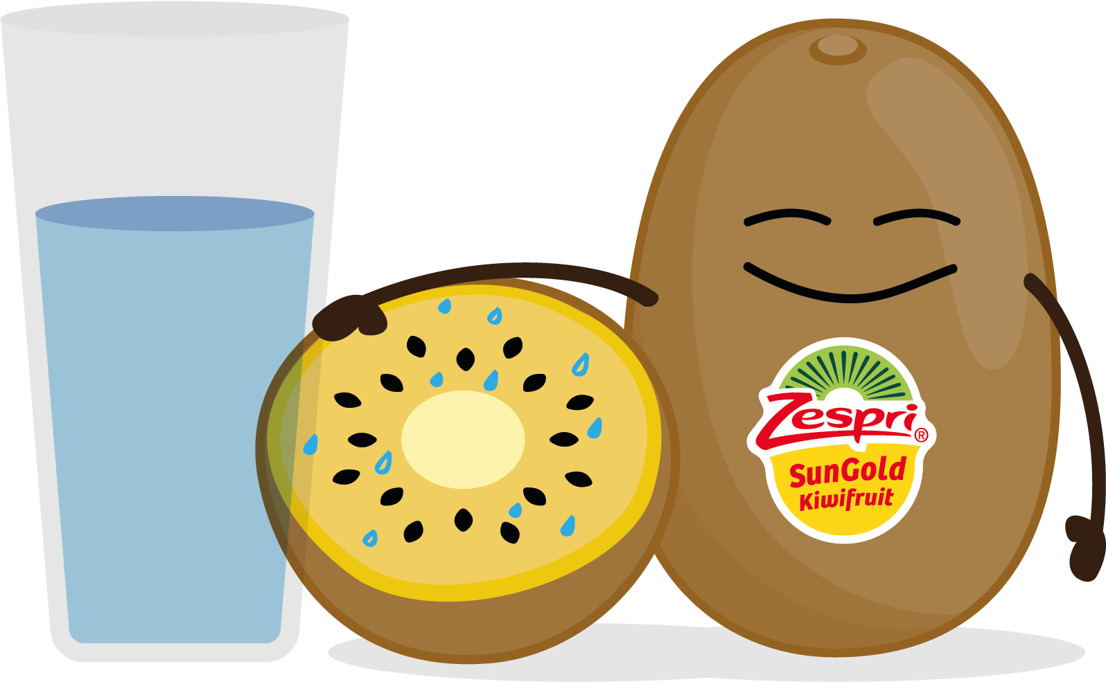 Week32 Zespri Sungold Kiwifruit Is A Natural Source - Zespri (3022x2013), Png Download