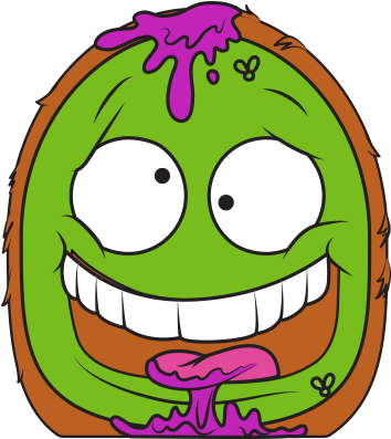 Krudkiwifruit1 - Grossery Gang Series 2 Pukey Passion Fruit (400x400), Png Download