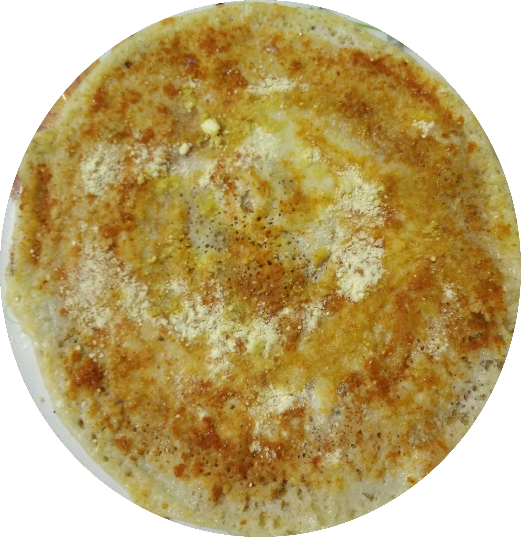 Onion Masala Dosa - Indian Omelette (1775x1831), Png Download