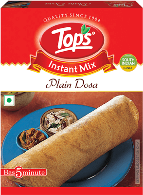 Tops Instant Mix Plain Dosa (404x404), Png Download