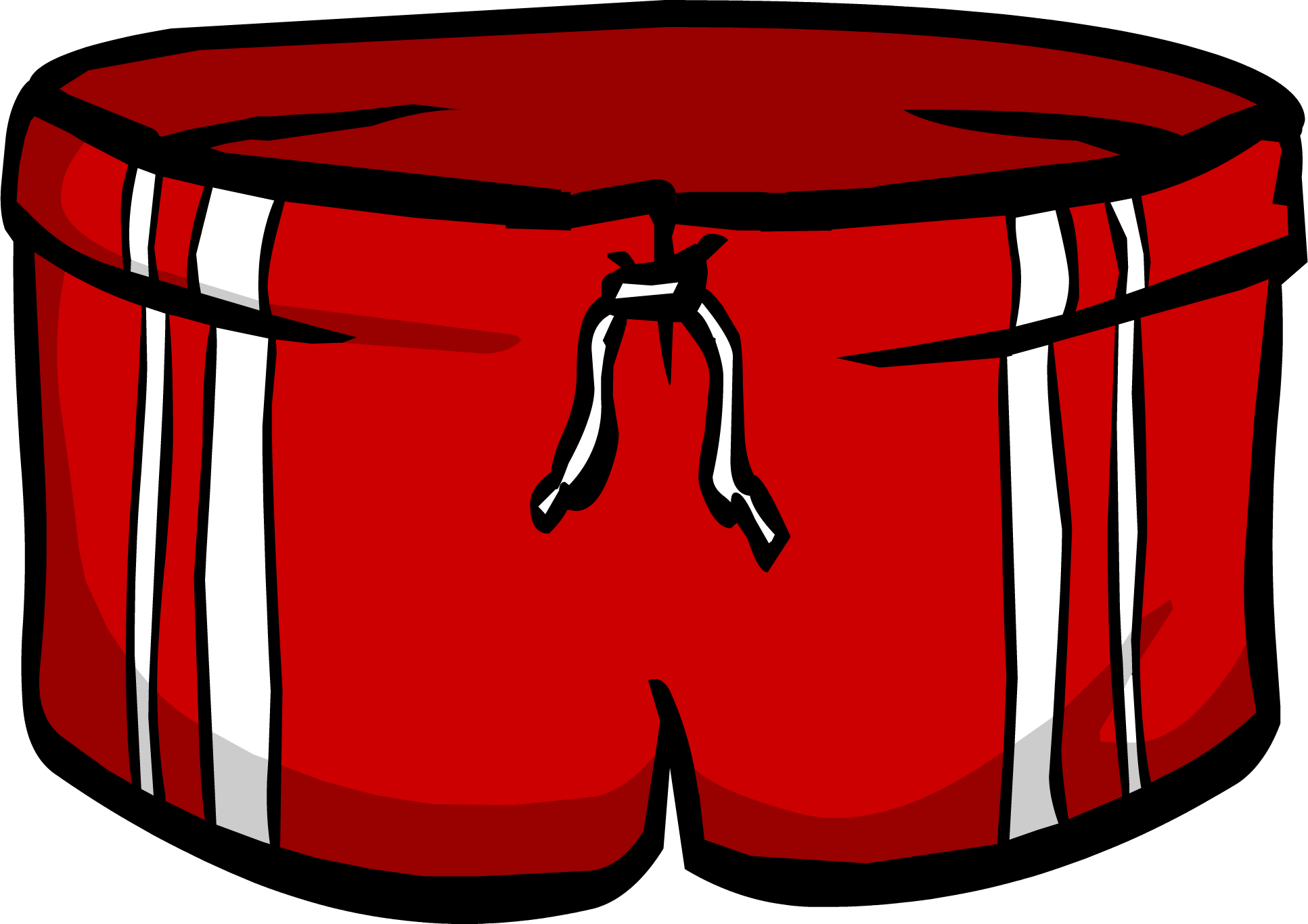 Red Shorts Icon - Club Penguin Pants (1933x1366), Png Download