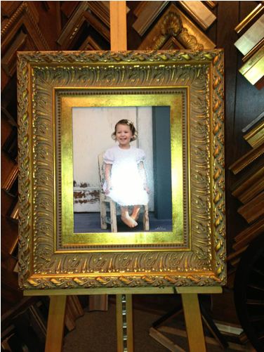 Original Oil Painting By Pablo Picasso Custom Framed - Picture Frame (600x500), Png Download