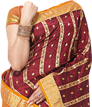 Indian Women Saree Photo Shoot - Android Application Package (320x480), Png Download