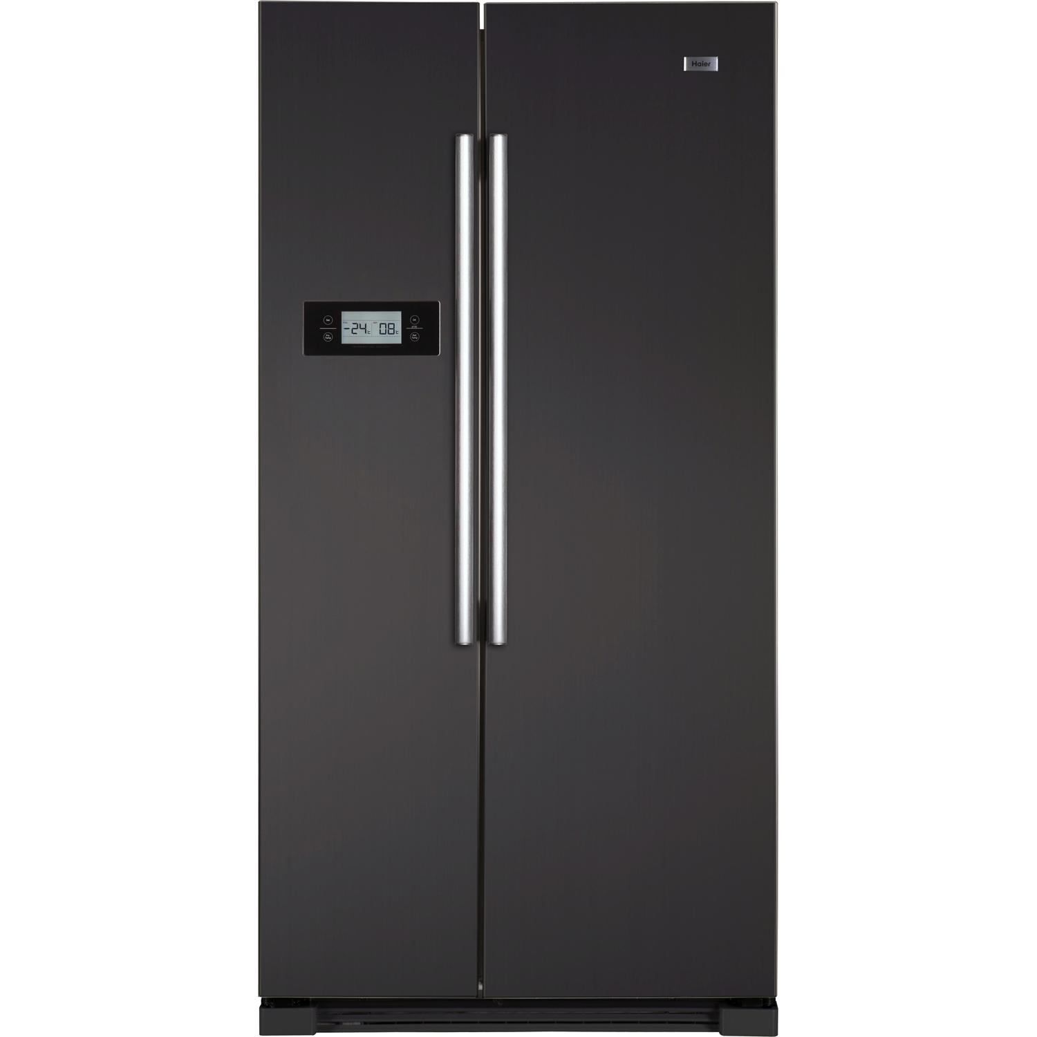 Buy Haier Hrf628dn6 American Fridge Freezer Obsidian - Haier American Fridge Freezer Black (1500x1500), Png Download