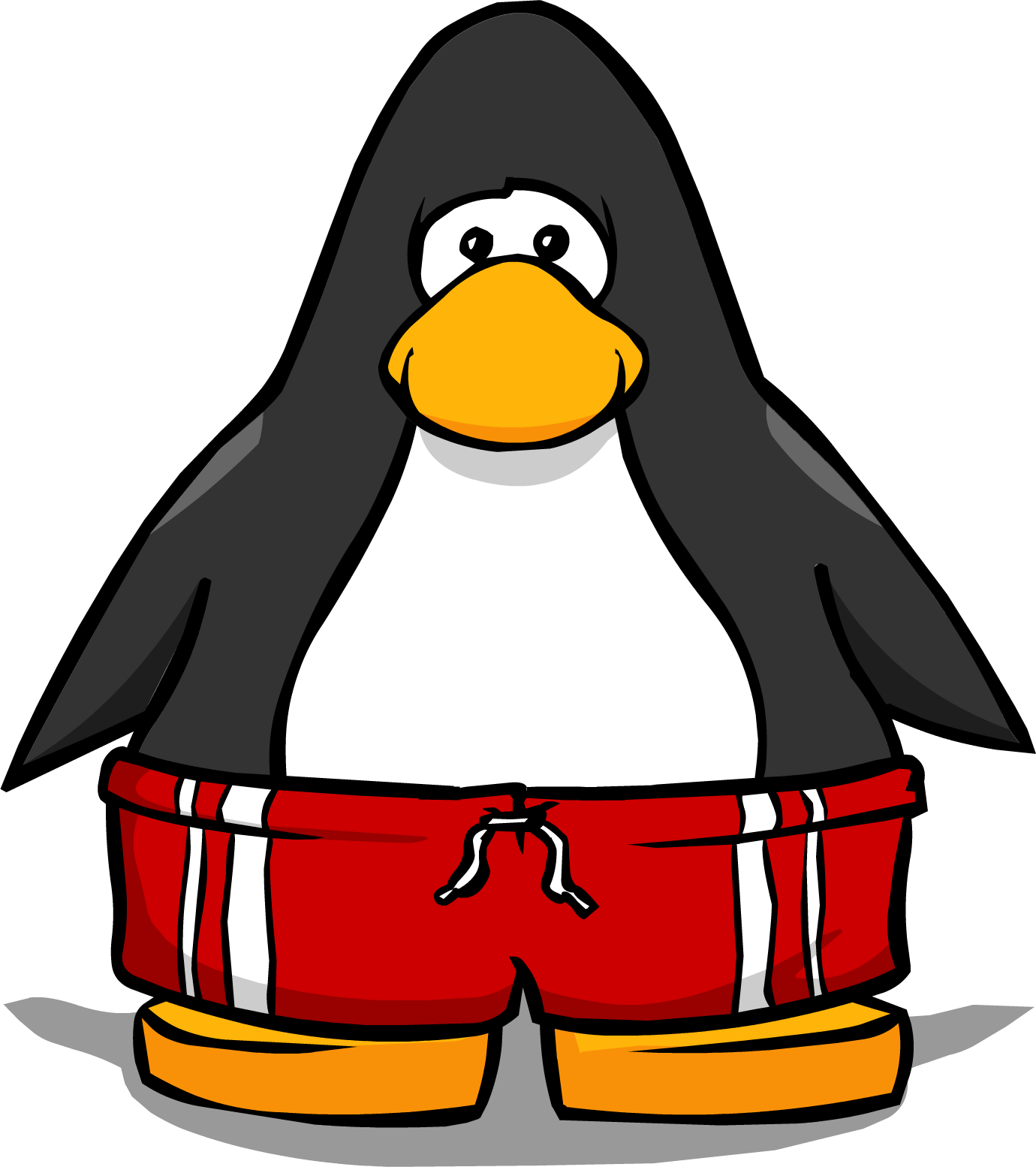 Red Shorts - Club Penguin (1380x1554), Png Download