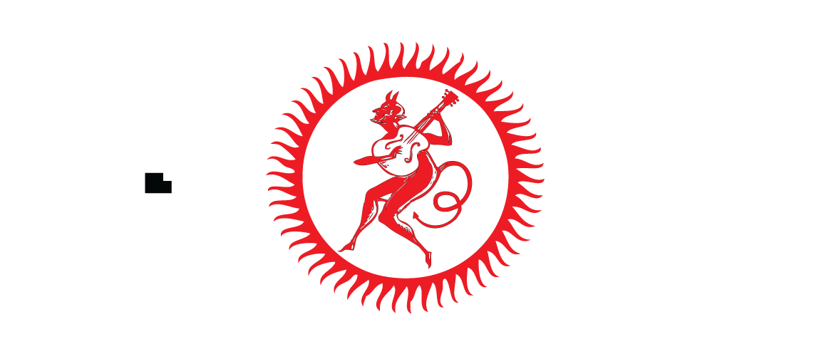 Official Devil Logo T Shirt - Graphic Design (1202x612), Png Download