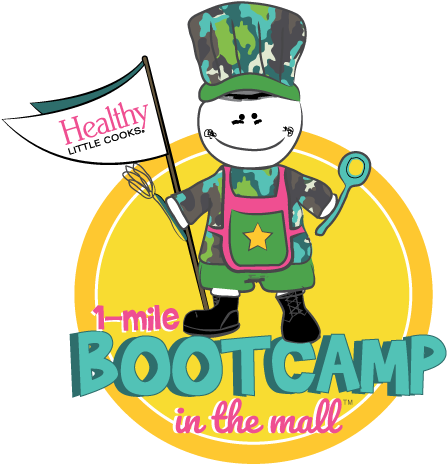 1-mile Bootcamp In The Mall - Cartoon (483x524), Png Download
