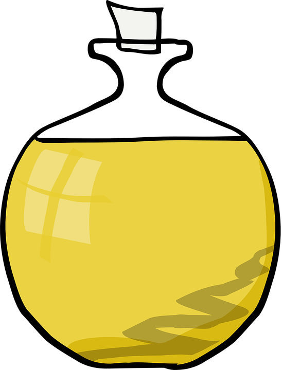 Cooking Oil Bottle - Oil Clipart Png (548x720), Png Download