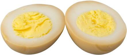 Soy-marinated Egg 味付け玉子 - Boiled Egg (900x600), Png Download