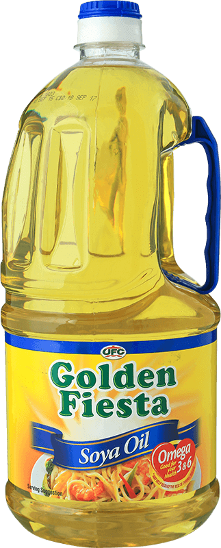 Ufc Golden Fiesta Soya Oil 2l - Ufc Golden Fiesta Soya Oil 1 Liter (323x800), Png Download