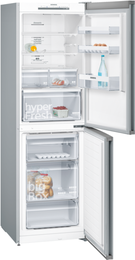 Siemens Kg34nvi35g Fridge Freezer - Siemens 50 50 Fridge Freezer No Frost (435x515), Png Download