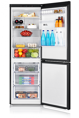 Image - Samsung Rb29fsrndbc 290l Freestanding Fridge Freezer (650x650), Png Download