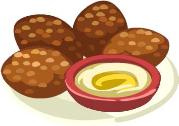 Falafel - Falafel Png (361x361), Png Download